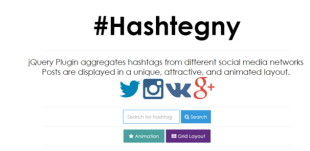 Hashtegny jQuery plugin