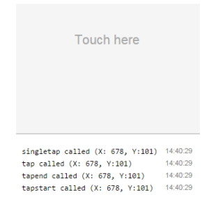 Touch-Events plugin